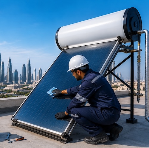solar water heater maintenance